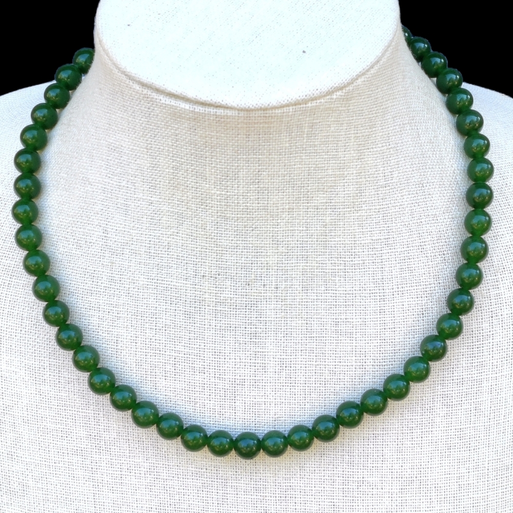 Vintage jade necklace
